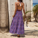 Summer Women Printed Vacation Cami Dress Bella Mia