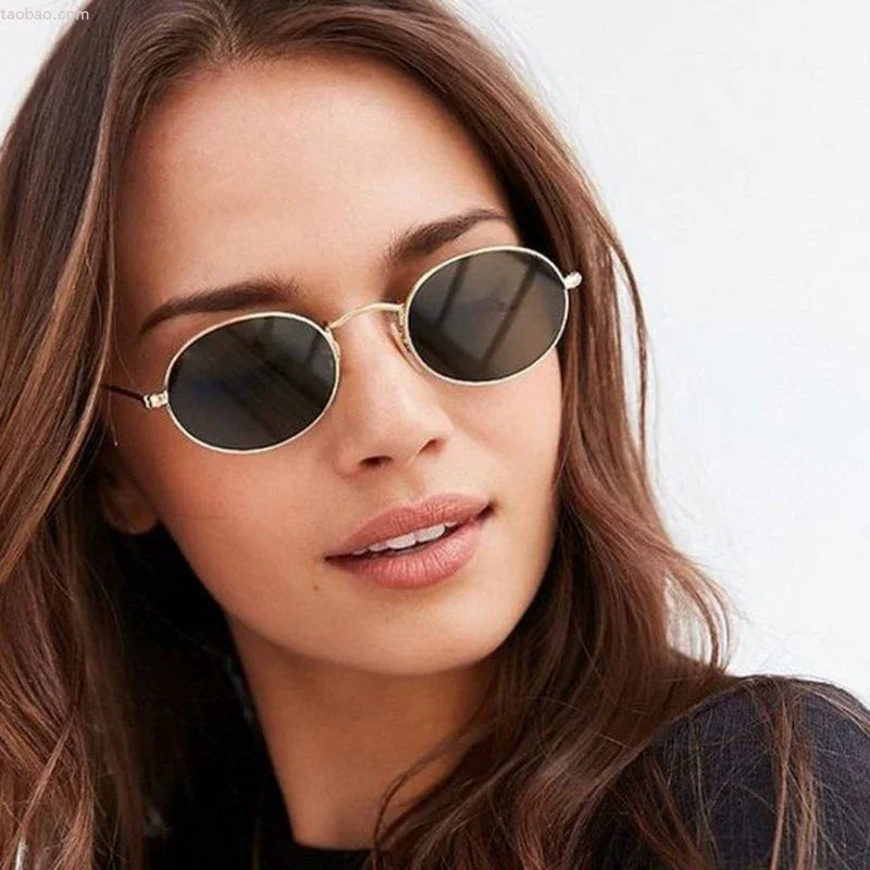 Influencer Retro Metal Sunglasses Luxlife Brands
