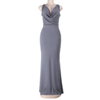 Sexy Backless Collar Sleeveless Dress Spring Slim Fit Hip for Women Bella Mia