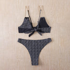 Metal Chain Bikini Women Swimsuit Split Two Piece Set Swimsuit Sexy Bikini Bella Mia