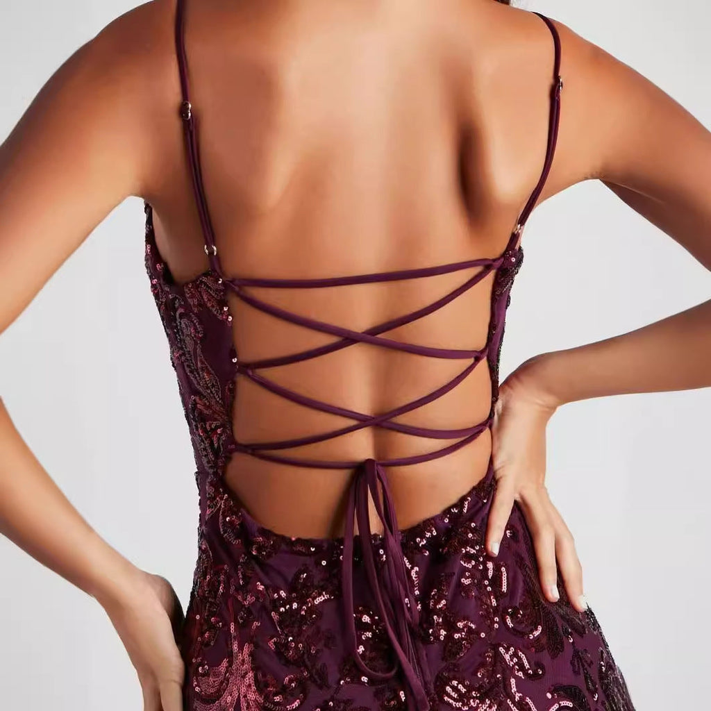 Women Sexy Sequ Dress Summer Sequin Party Dress Bella Mia