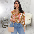 Women Casual Digital Printing Multi Color Women Shirt Bella Mia