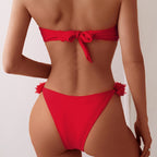 Tube Top Strapless Split Swimsuit Women Sexy Split Swimsuit Summer Beach Bikini Sets Bella Mia
