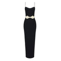 Women Clothing Autumn Wave Mesh Spaghetti Strap Dress Sexy Sexy Cropped Outfit See through Split Dress Bella Mia