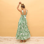 Summer Bohemian Vacation Beach Dress Loose Strap Dress Bella Mia