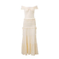 Summer Women Sexy Cropped Low Cut Short Vest French Pleated Skirt Set Women Bella Mia