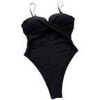Swimsuit Women Suspender Conservatively Thin Flab Hiding Bikini High Sense Seaside Vacation Spring Swimsuit Bella Mia