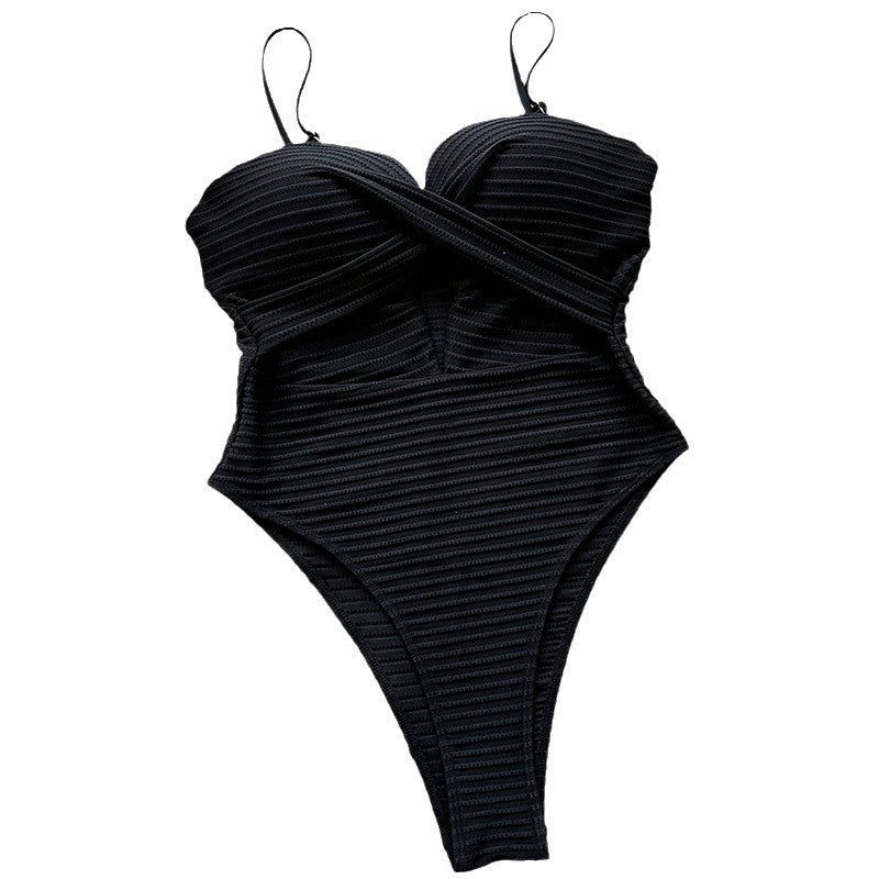 Swimsuit Women Suspender Conservatively Thin Flab Hiding Bikini High Sense Seaside Vacation Spring Swimsuit Bella Mia