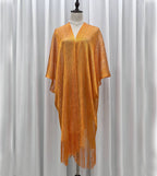 Beach Solid Color Sun Proof Tassel Knitting Beach Cover Up Sweater Shawl Cardigan Bella Mia