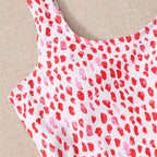 One-Piece Swimsuit Women Conservative Fit Swimsuit Retro Dots Slimming Fashionable Swimsuit Bella Mia