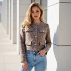 High End Chanel Coat Women Spring High Grade Socialite Short Temperamental Tweed Jacket Bella Mia