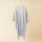 Beach Solid Color Sun Proof Tassel Knitting Beach Cover Up Sweater Shawl Cardigan Bella Mia