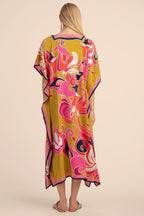 Fabrics Printed Robe Vacation Casual Beach Bikini Cover Bella Mia