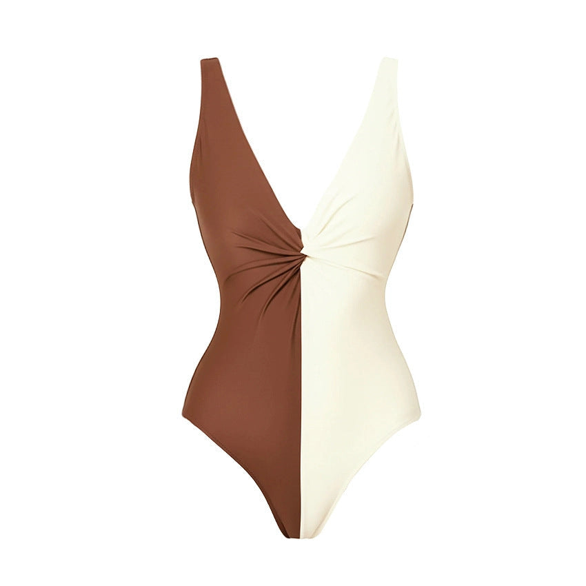 Women Bikini Color Matching Simple High Sense Split Swimsuit Sets Bella Mia