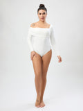 White Outerwear Jumpsuit Women Design Single Shoulder Top Women Autumn Bella Mia