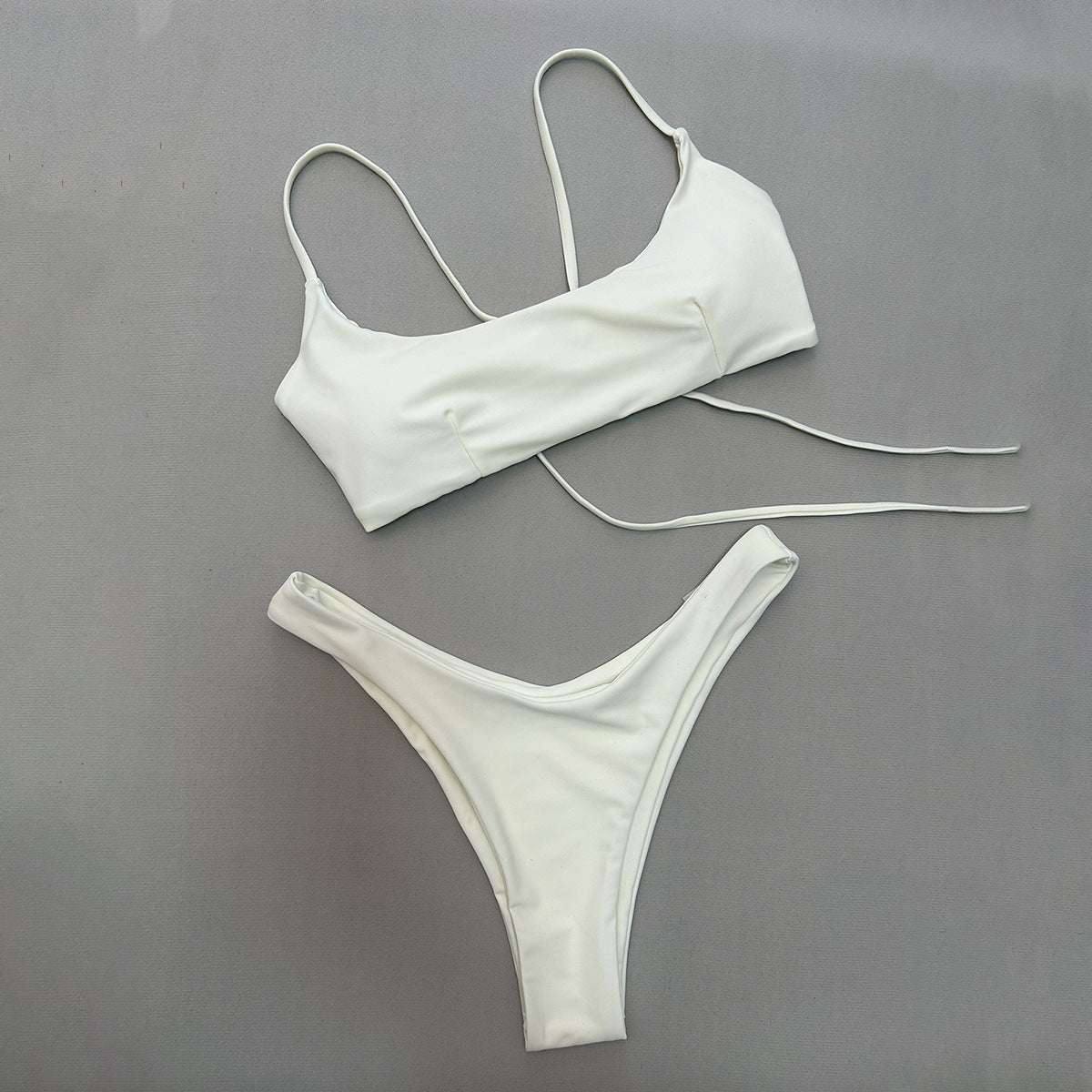 Bikini Sexy Bikini Solid Color Split Women Swimsuit Women Bella Mia
