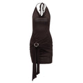Spring Sexy Backless Adult Lady like Woman Deep V Plunge Strap Dress Bella Mia
