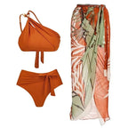 Push up Bikini Sexy High Waist Bikini Split Swimsuit Chiffon Dress Bella Mia