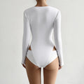 Women Clothing Summer High Slit Waist Baring Slim Fit Figure Flattering Jumpsuit