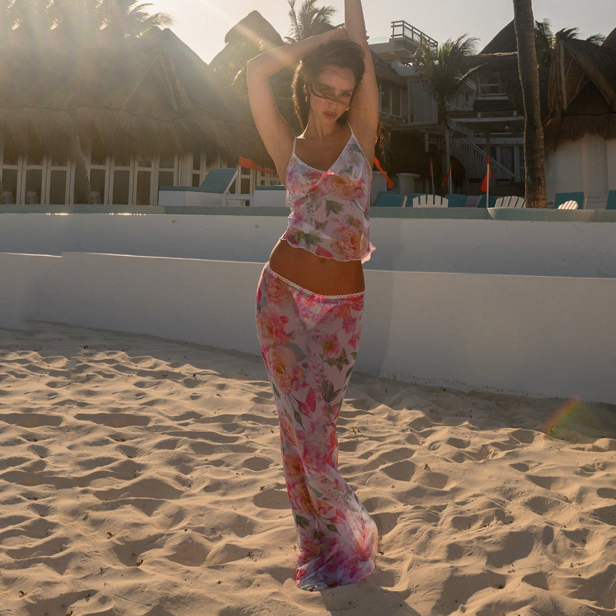 Beach Dress Bikini Sexy Bikini Floral Gauzy Women Swimsuit Swimsuit Women Bella Mia