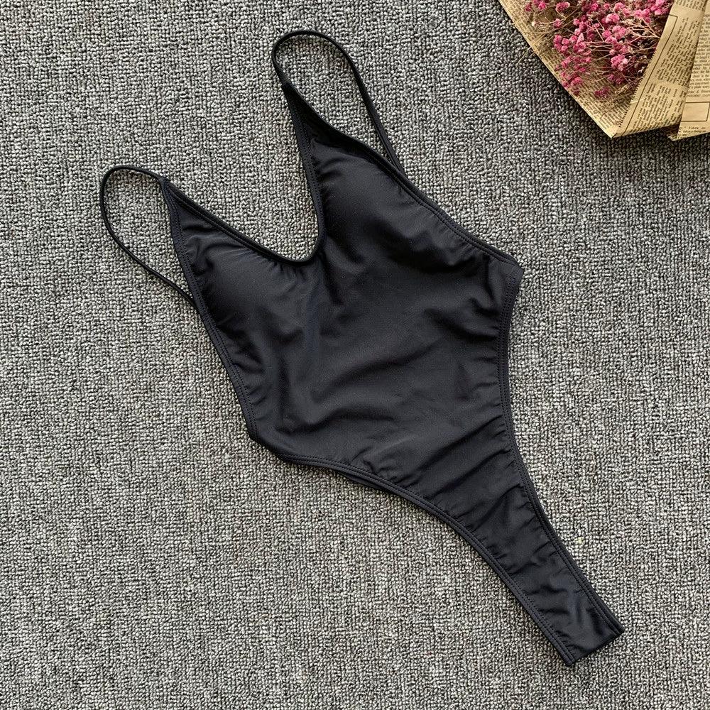 String Open Back Sexy Triangle Bikini Women's Sexy T-Back One-Piece Swimsuit Beach Hot Spring Swimsuit 194 Luxlife Brands
