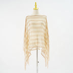 Sexy Mesh Sunscreen Striped Sunscreen Shawl Scarf Lady Shawl Towel Bella Mia