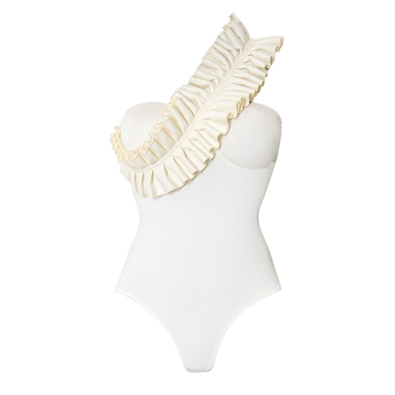 Solid Color Sexy One Piece Swimsuit Women Vacation Beach Swimsuit Bella Mia