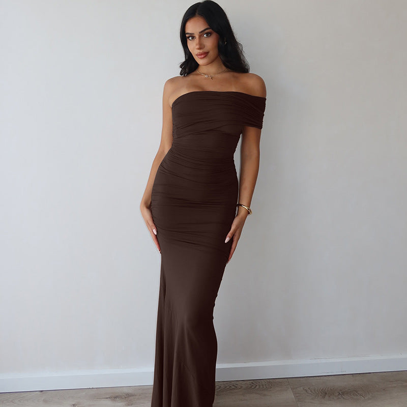 Women Clothing Summer Sexy Backless Slit Slim Dress Women Bella Mia