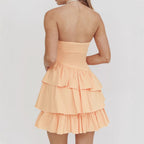Summer Women Clothing Dress Sleeveless Tube Top Strapless Sexy Slim Fit Short Dress Bella Mia
