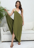 Women Shawl plus Size Women Clothes One Piece Irregular Asymmetric Beach Dress Multiple Wear Strap Dress Bella Mia