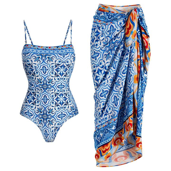 Slimming Printed One Piece Swimsuit Women Bella Mia