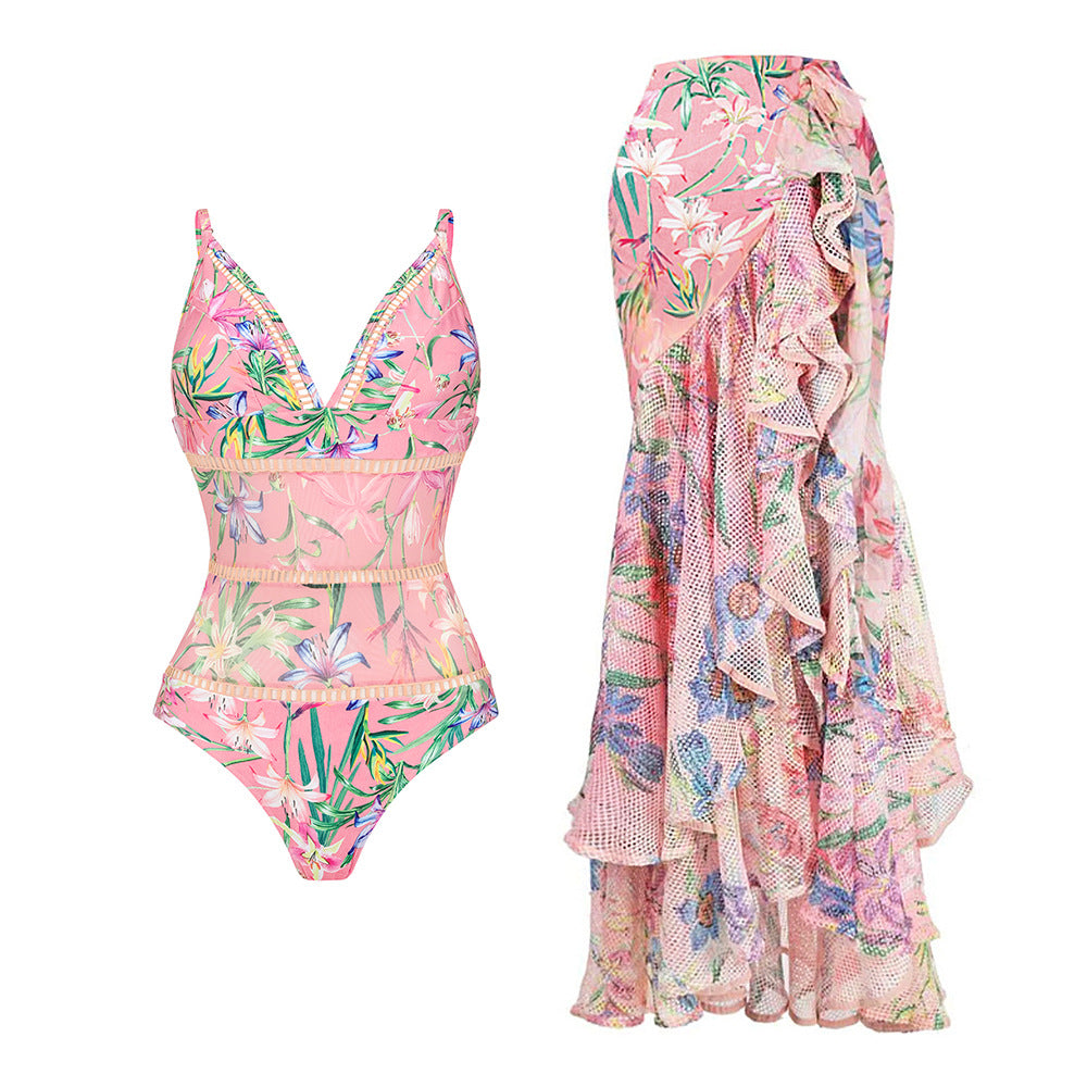 One Piece Swimsuit Women Holiday Suit Skirt Swimsuit Bella Mia