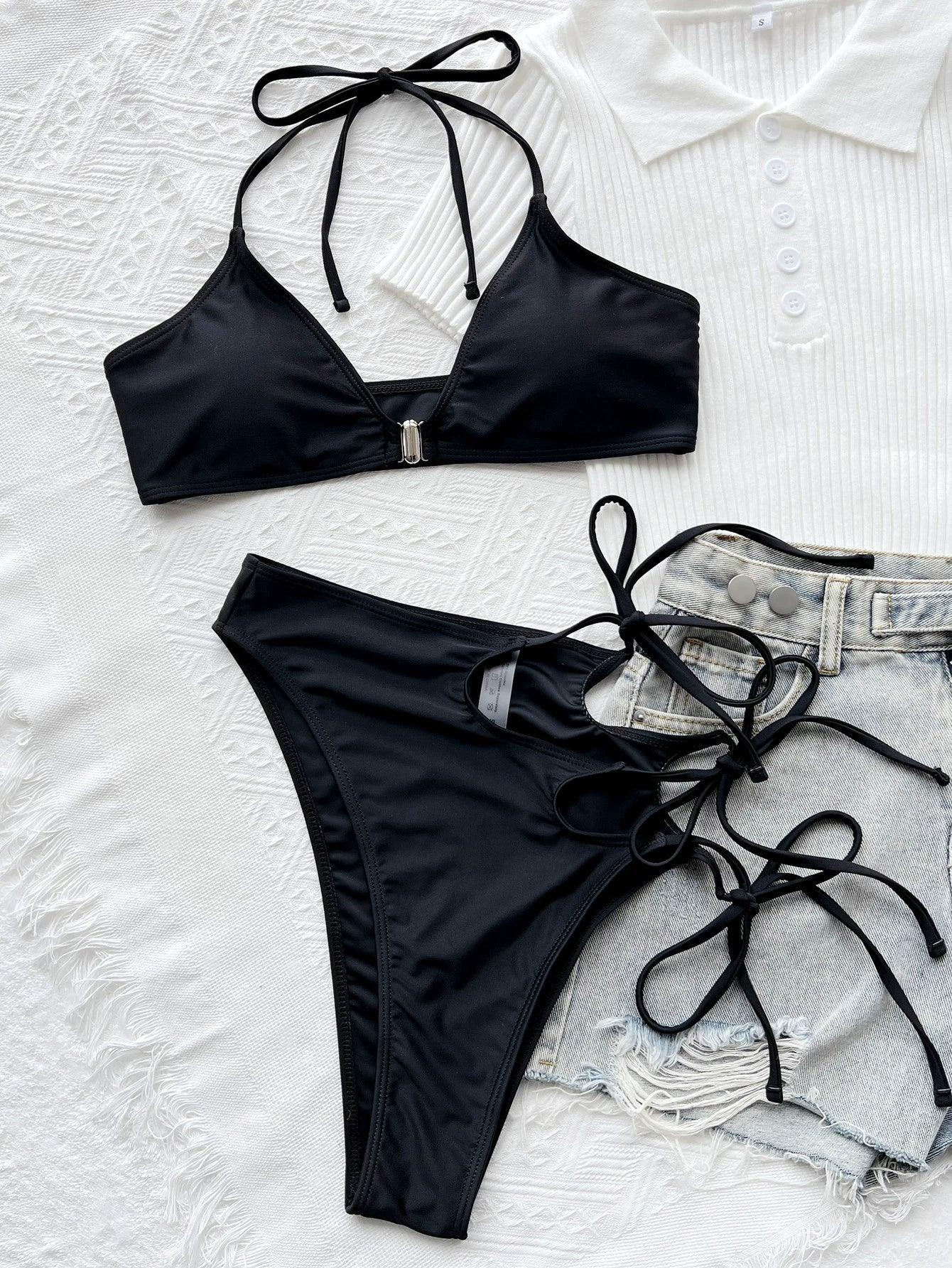 Trendy High Waist Sexy Bikini LUXLIFE BRANDS