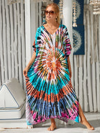 Printed Blouse Holiday Casual Beach Bikini Cover Bella Mia