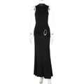 Women Clothing High Waist Twisted Sexy Backless Sheath Dress Bella Mia