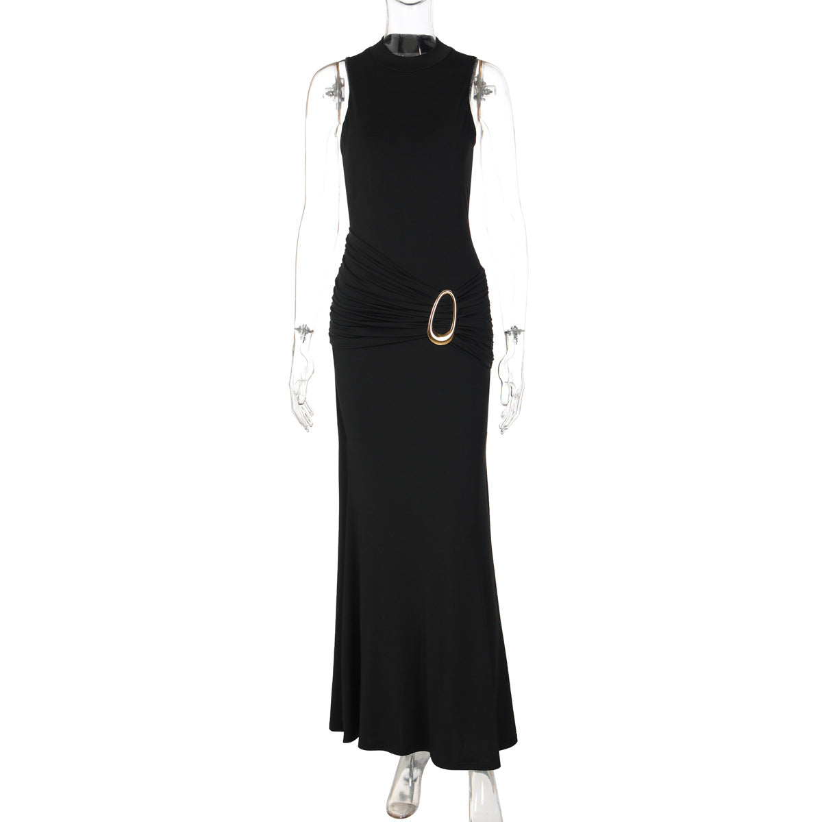 Women Clothing High Waist Twisted Sexy Backless Sheath Dress Bella Mia