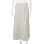 Women Clothing Summer Sexy Low Waist Crocheted Floral Slim Skirt Bella Mia