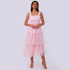 Mesh Sand Pregnant Women Dress Bella Mia