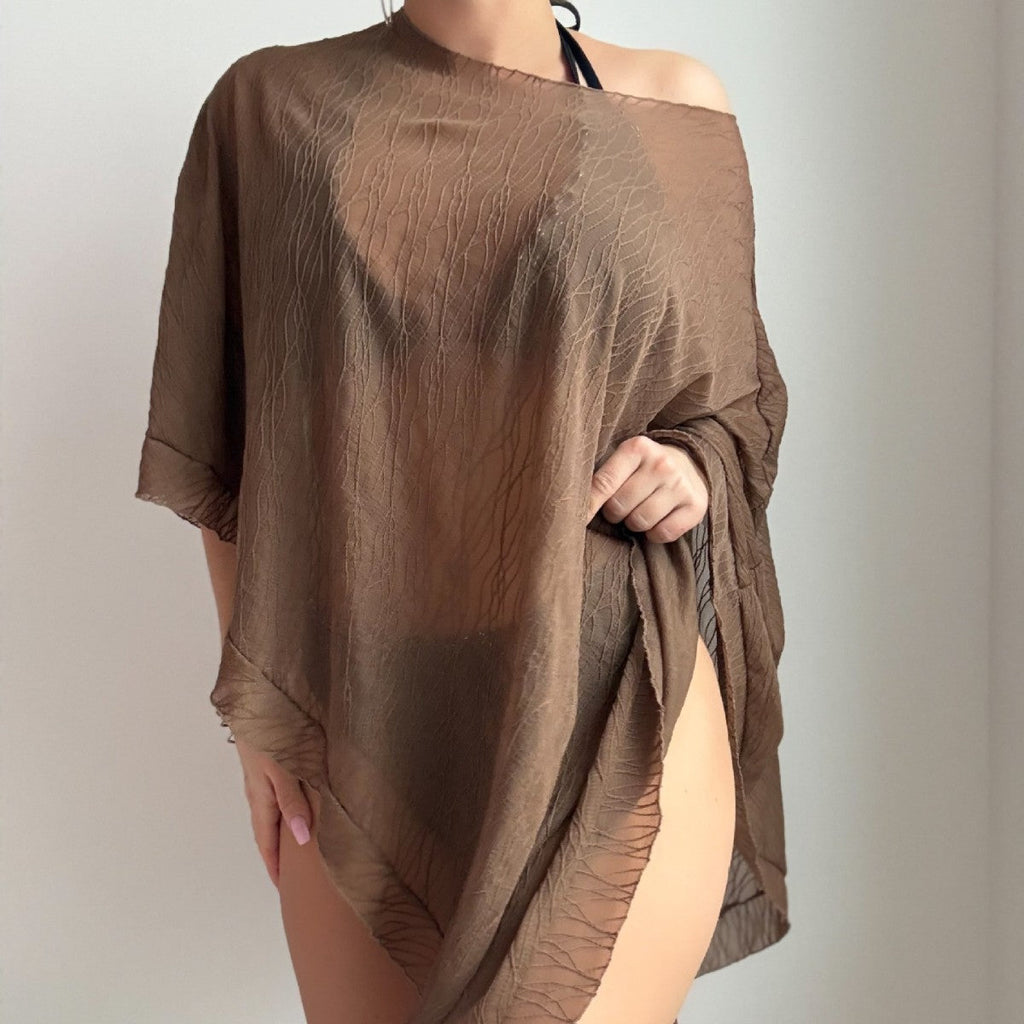 Women Solid Color Vacation Blouse Swimsuit Bella Mia