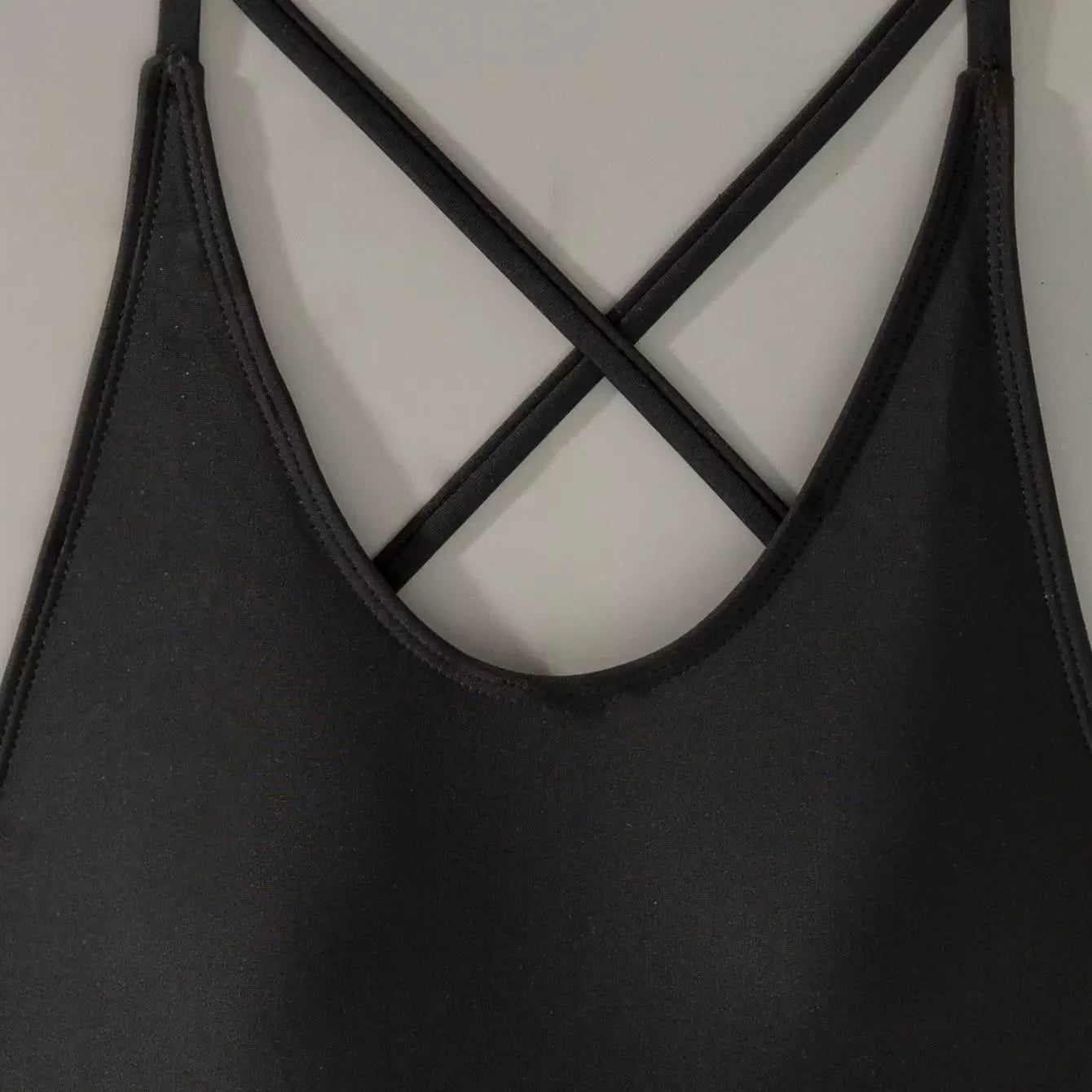 Fashion Women's Sexy Open Back Cross T-Back One-Piece Bikini Swimsuit Sexy Net Red High Harpoon Trousers Bikini