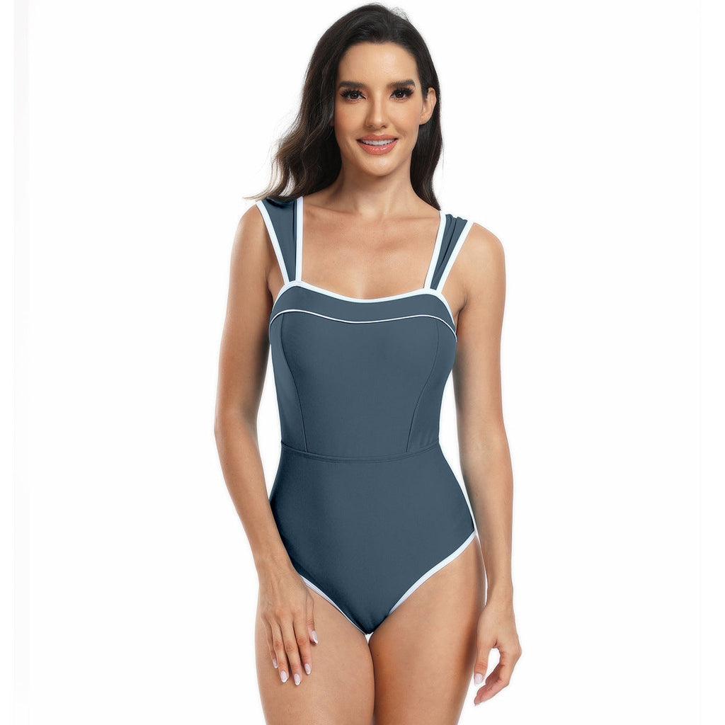 One Piece Swimsuit WomenSexy Sports Skirt Two Piece Bikini Swimsuit Outfit Bella Mia