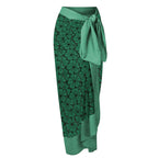 Women One Piece Swimming Bandage Women Tight Retro Printed Bikini Swimsuit Chiffon Skirt Set Bella Mia