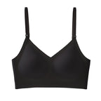 Summer French Seamless Bare Back Underwear Women Thin U Shaped Beauty Back Halter Invisible Multiple Wear Comfortable Bra Bella Mia