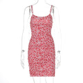 Summer Slim Fit Sexy Sexy Floral Strap Hip Dress Women Clothing Bella Mia