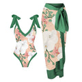 Sexy Backless Mesh Beach Skirt Sun Proof Women One Piece Two Piece Suit Swimsuit Bella Mia