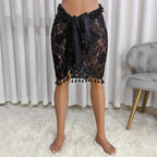 Women Lace One Piece Beach Skirt Lace Anti Sunburn Shawl Bella Mia