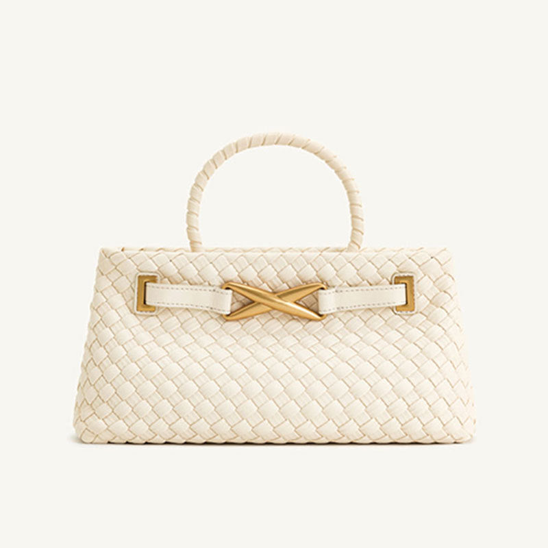 Woven Bag High Grade Handmade Women Woven Bag Casual Large Capacity Bag High Quality Handbag Bella Mia
