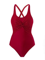 Bikini Solid Color Conservatively Thin Swimsuit at Swimsuit Women Bella Mia
