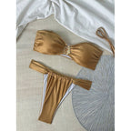 Tube Top Sexy Split Swimsuit Women Vacation Beach Bikini Spring Swimsuit Bella Mia