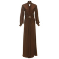 Fall Women Clothing Elegant Sexy Deep V Plunge neck Slim Fit Slit Long Sleeve Dress Women Bella Mia
